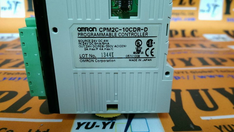 OMRON CPM2C-10CDR-D PLC CPU MODULE - PLC DCS SERVO Control MOTOR